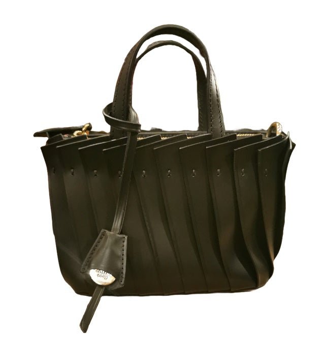 Bauletto in pelle Opera Boldrini 07388 Nero - Pelletteria Allegrini