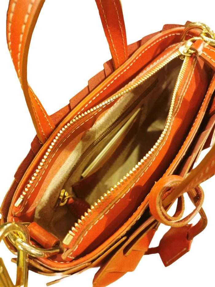 Bauletto in pelle Opera Boldrini 07388 Rosso - Pelletteria Allegrini
