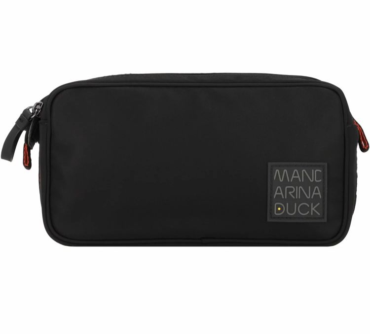 Beauty case in tessuto Warrior Mandarina Duck P10CXN03 Nero - Pelletteria Allegrini