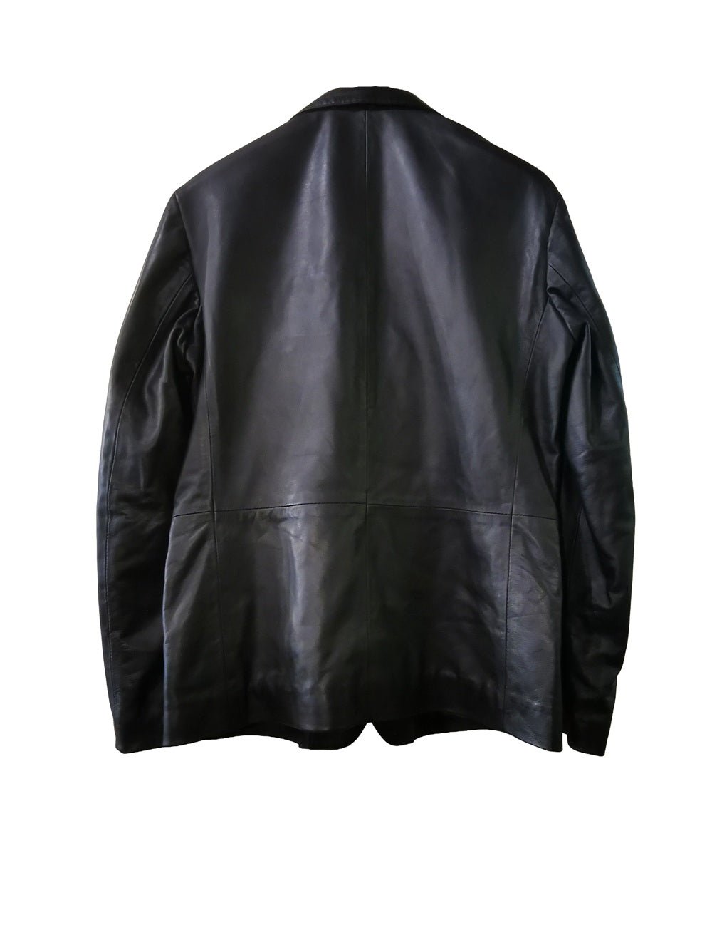 Blazer da uomo in pelle Pelletteria Allegrini Filippo OLIVER Nero - Pelletteria Allegrini