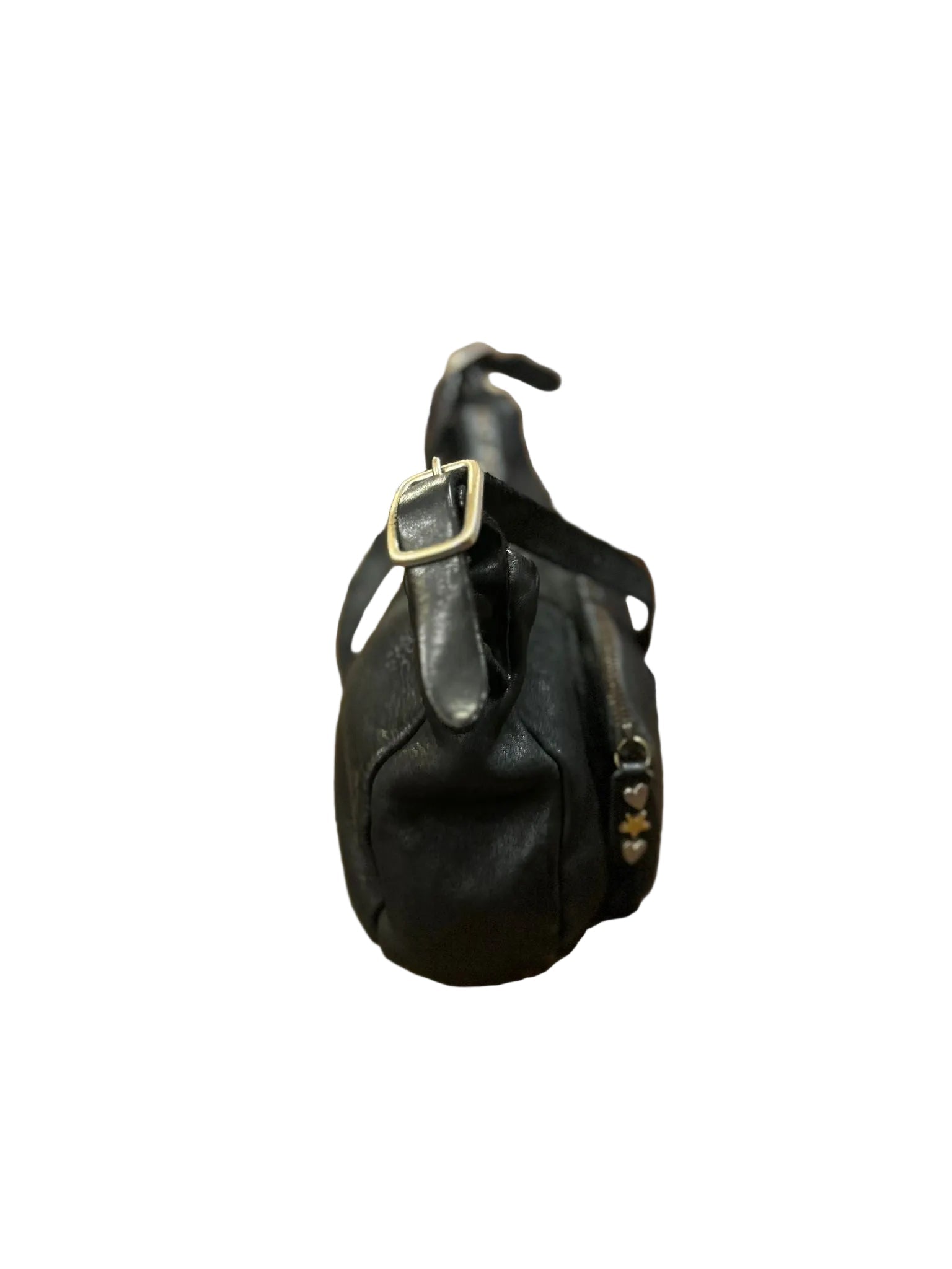Borsa a spalla con tracolla in pelle Pelletteria Allegrini Filippo 1644 Nero - Pelletteria Allegrini