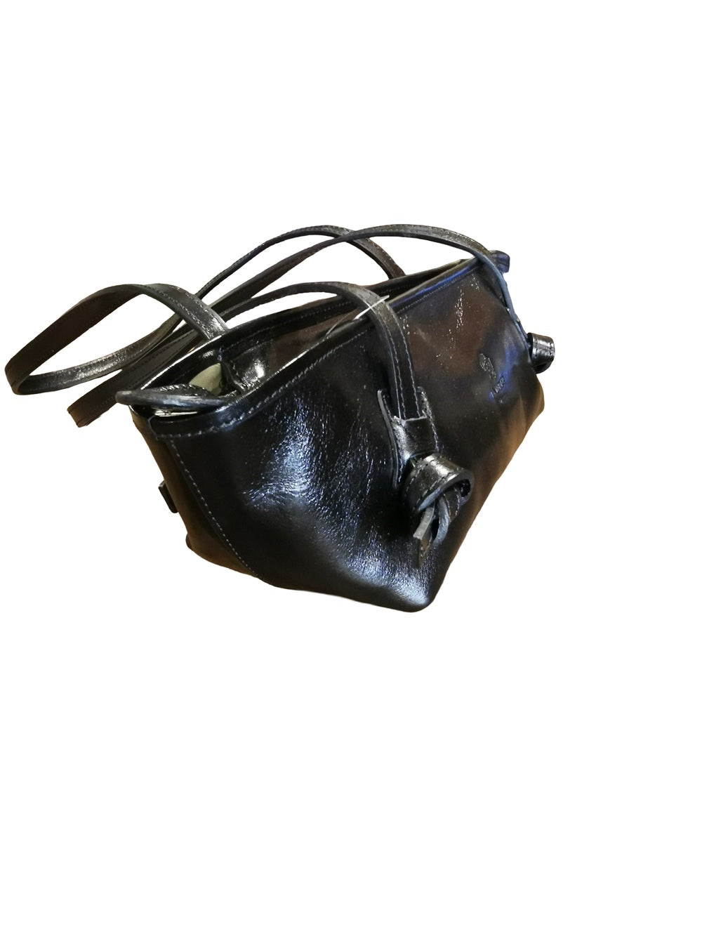 Borsa a spalla in pelle I Medici 63/610 Nero