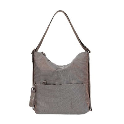 Bag/Backpack slide in fabric Md20 Mandarina Duck P10QMT38 Black