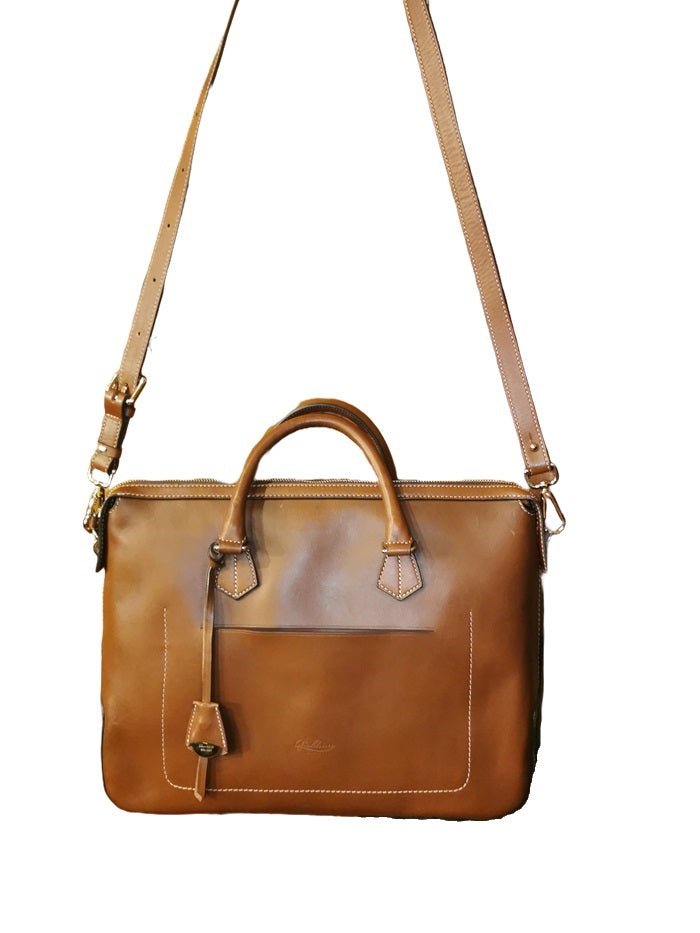Borsa a tracolla in pelle Boldrini 07055 Papaja - Pelletteria Allegrini