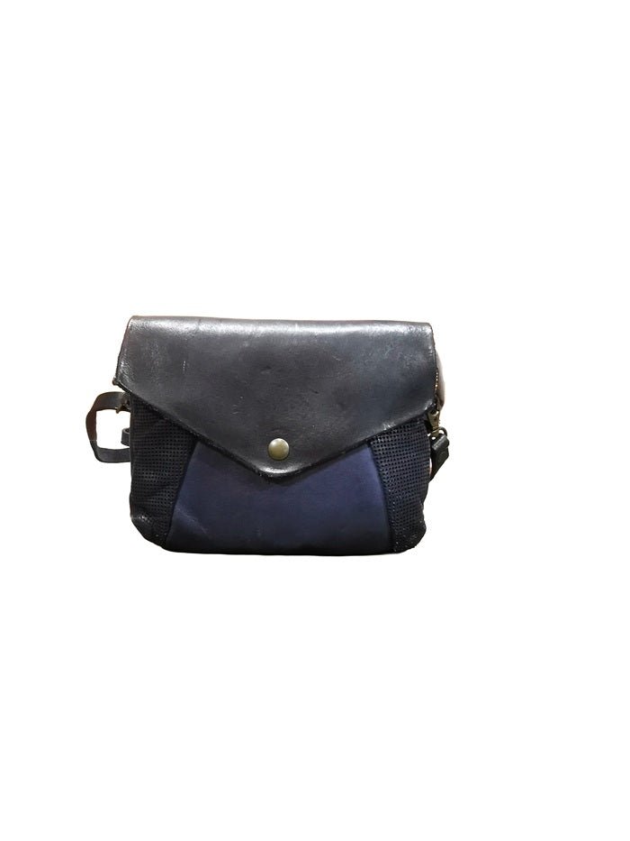 Borsa a tracolla in pelle Pelletteria Allegrini Filippo 1367 Blu - Pelletteria Allegrini