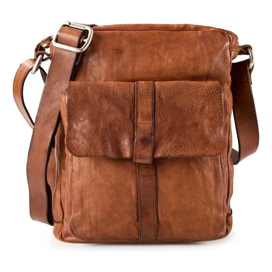 Borsa a tracolla Limone Campomaggi C044700ND X2298 cognac - Pelletteria Allegrini