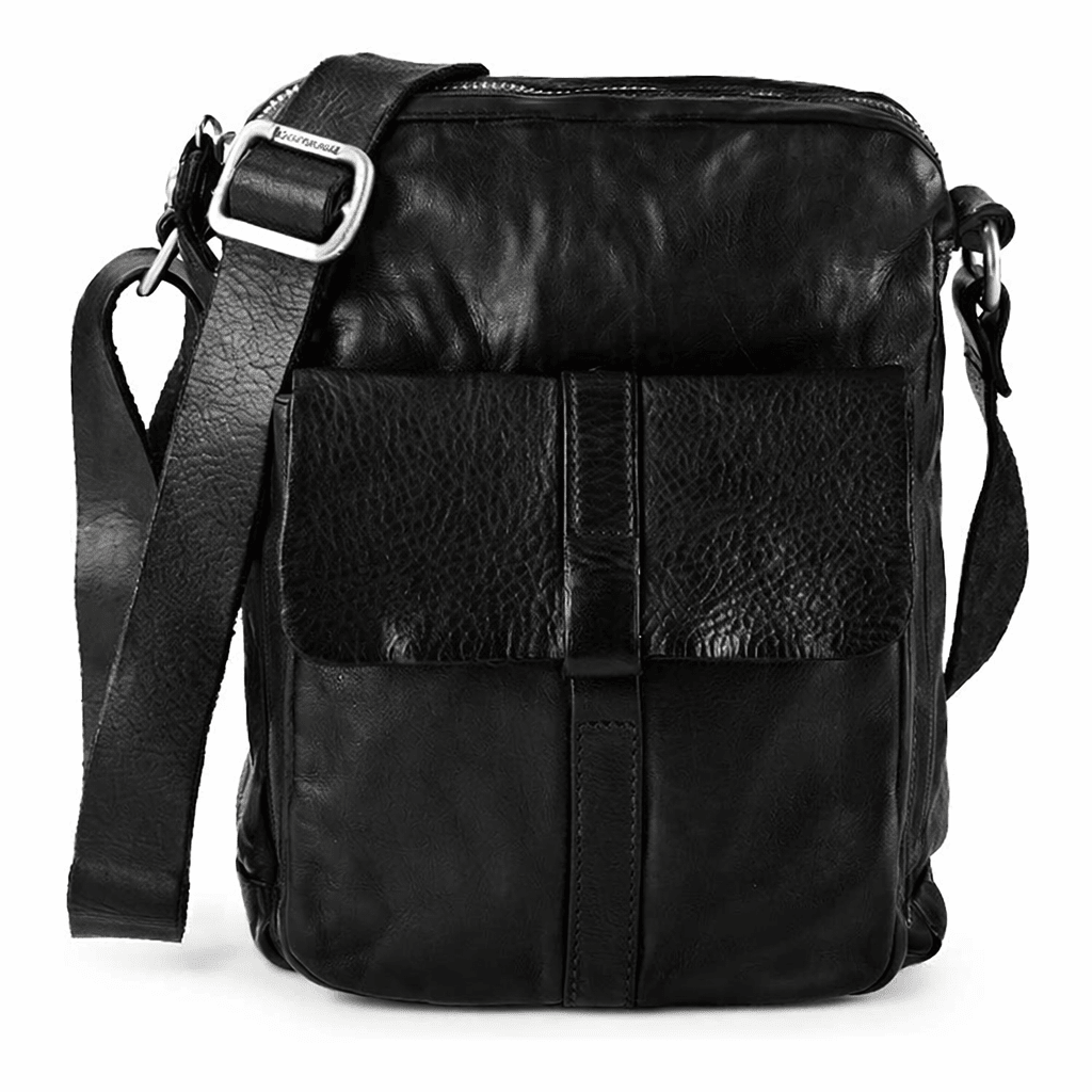 Borsa a tracolla Limone Campomaggi C044700ND X2298 nero - Pelletteria Allegrini
