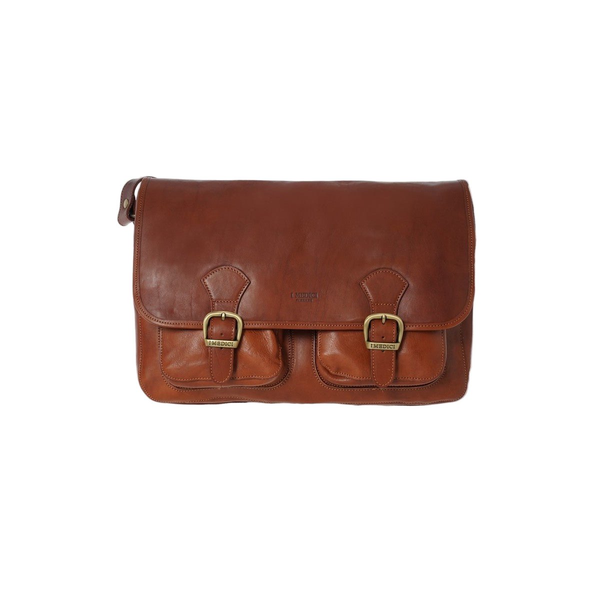 Borsa College in pelle I Medici 63/5500 Marrone - Pelletteria Allegrini