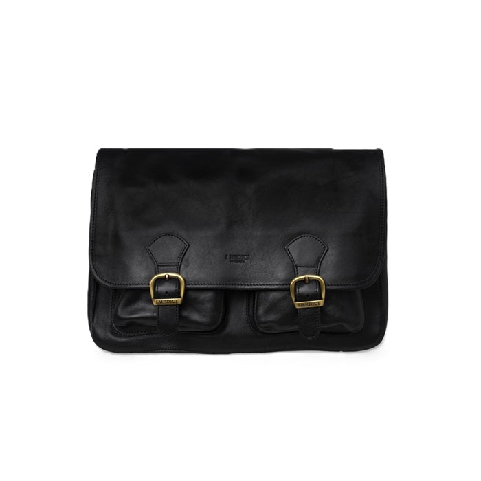 Borsa College in pelle I Medici 63/5500 Nero - Pelletteria Allegrini