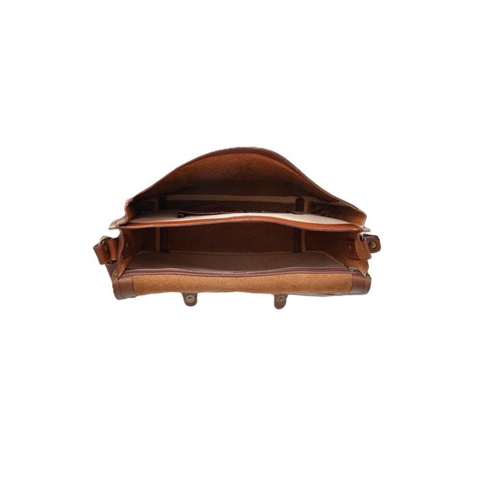 Borsa College in pelle I Medici 63/5600 marrone - Pelletteria Allegrini