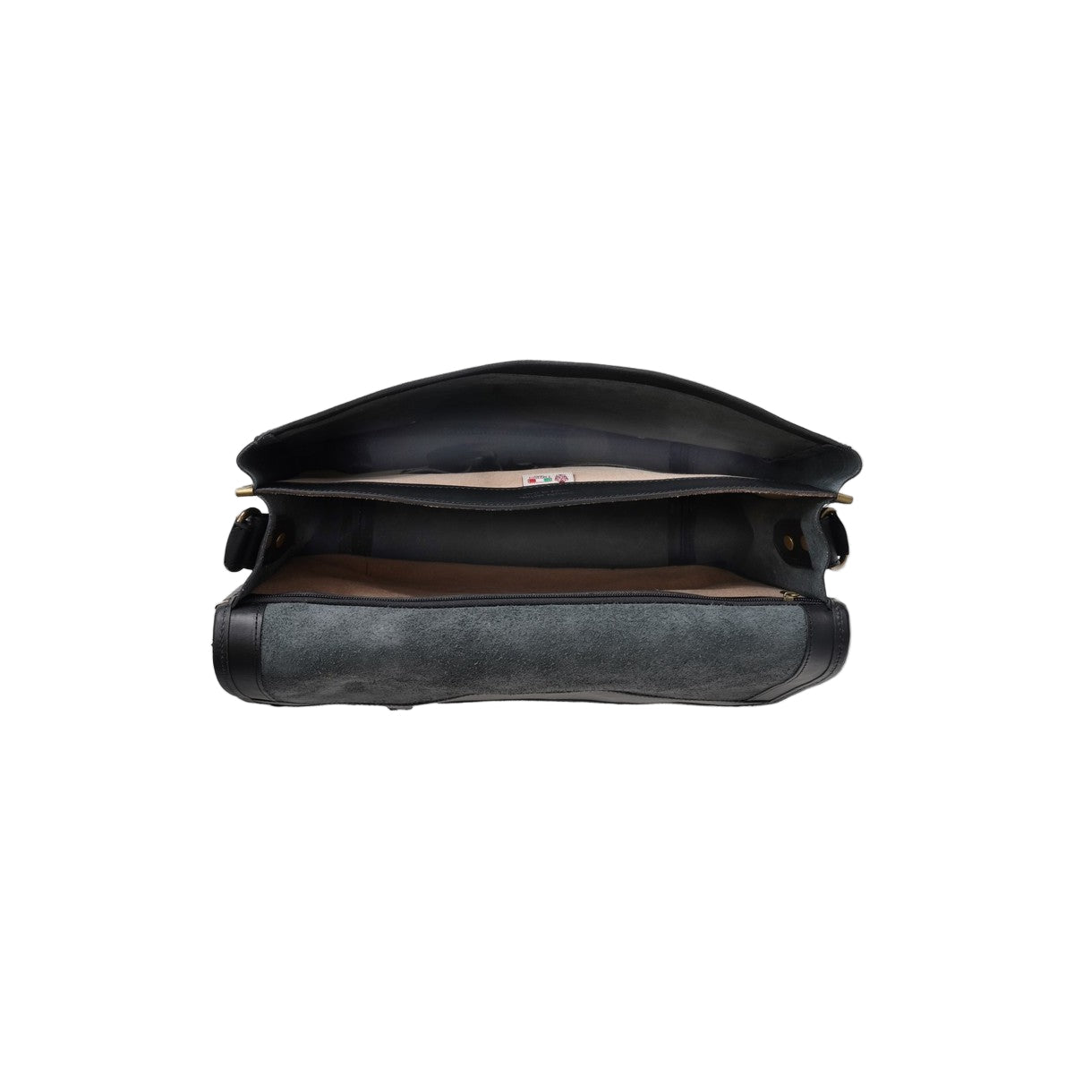 Borsa College in pelle I Medici 63/5600 nero - Pelletteria Allegrini