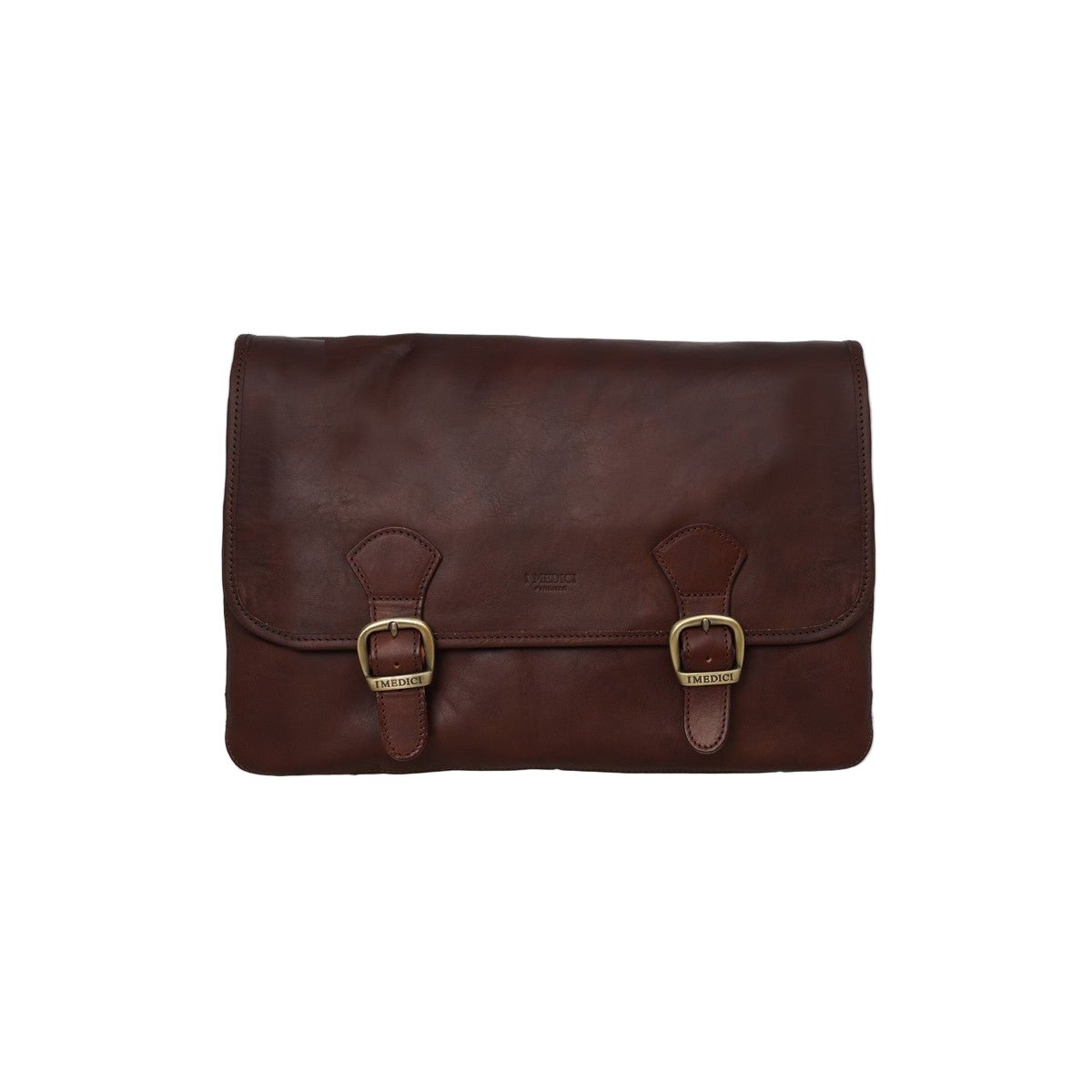 Borsa College in pelle I Medici 63/5600 testa di moro - Pelletteria Allegrini