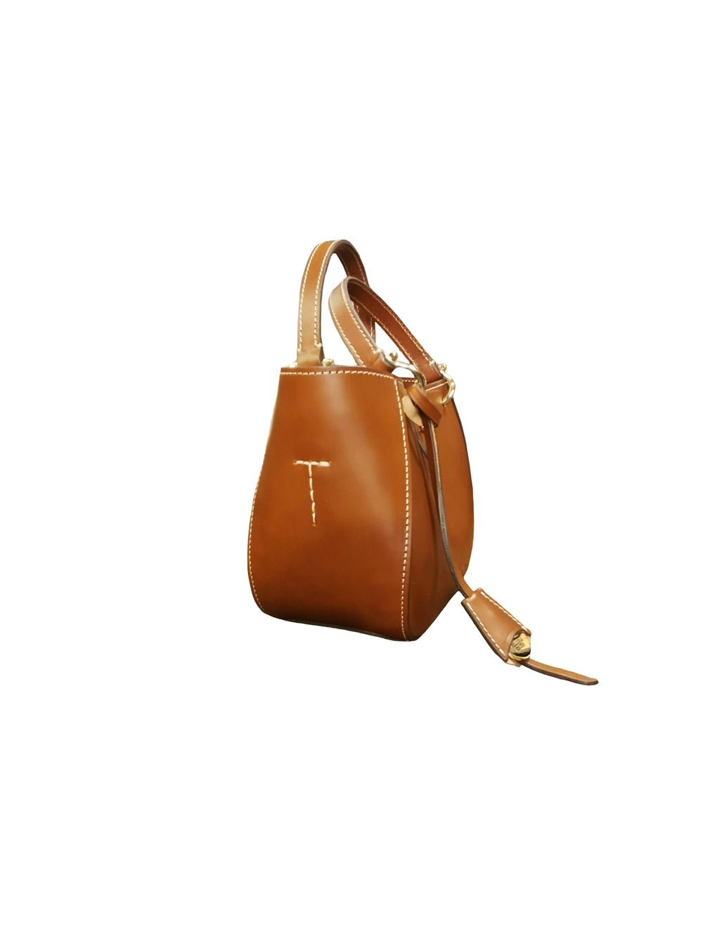 Borsa con doppie maniglie in pelle Boldrini 07376 Golden - Pelletteria Allegrini