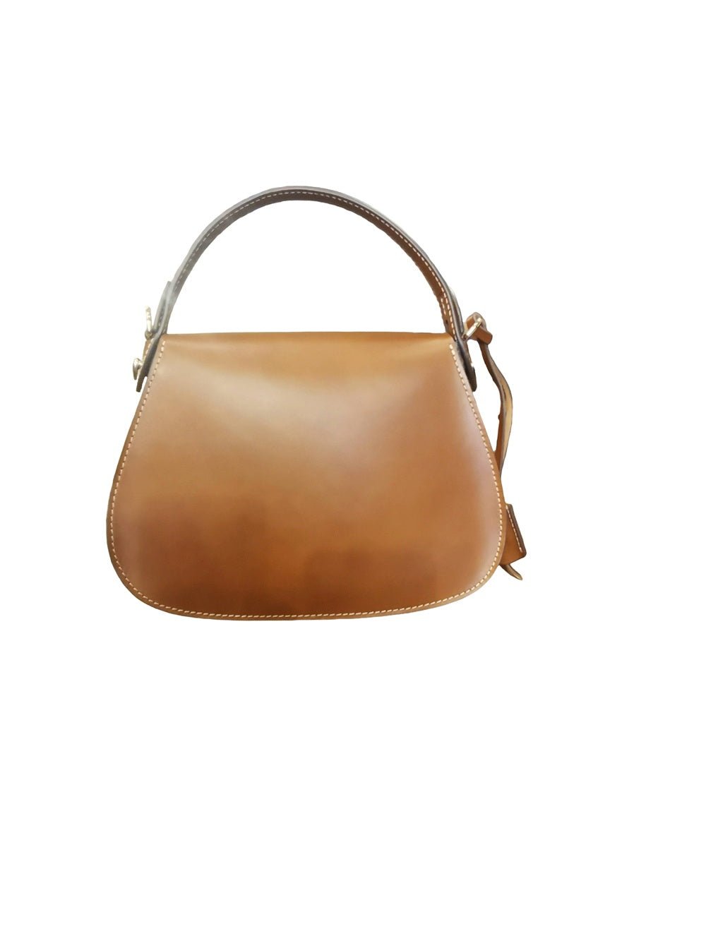 Borsa con manico e tracolla in pelle Boldrini 07610 Golden - Pelletteria Allegrini