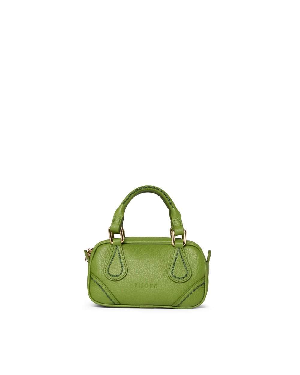 Borsa con maniglie e tracolla in pelle Visonà BOSTON 25120 Mela - Pelletteria Allegrini