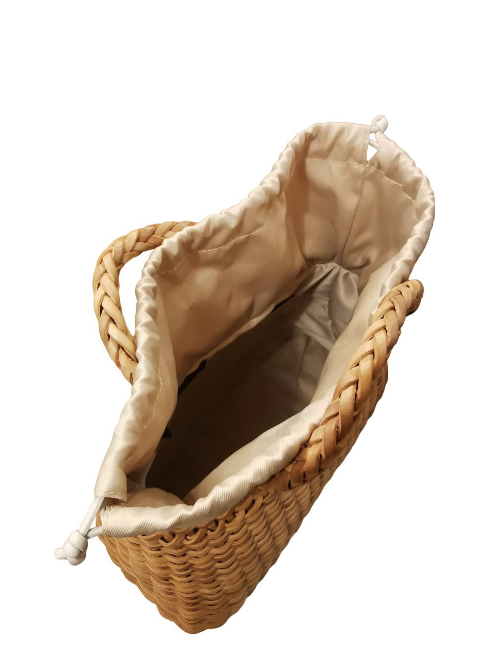 Borsa grande con doppi manici e tracolla in pelle intrecciata Bruno Rossi T5 Cuoio - Pelletteria Allegrini