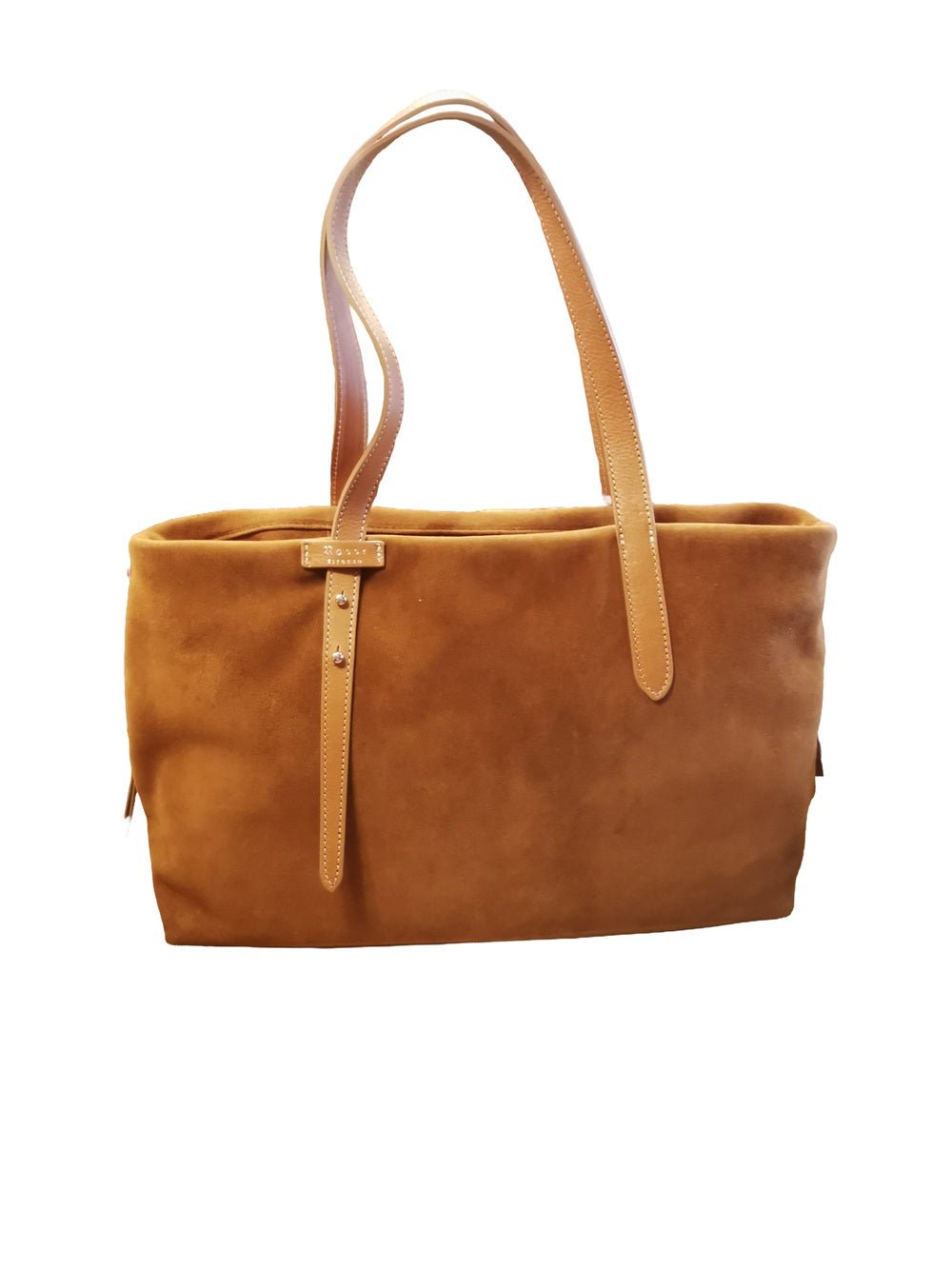 Borsa grande in pelle scamosciata Bruno Rossi C247 Cuoio - Pelletteria Allegrini