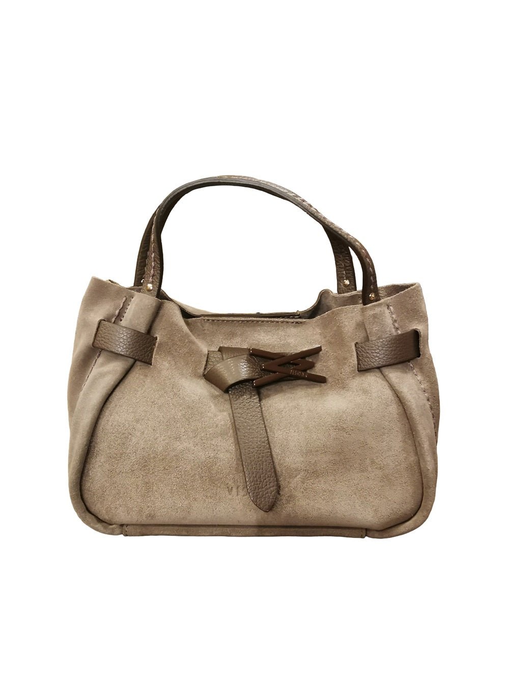 Borsa in camoscio Visonà 26140 Almond - Pelletteria Allegrini