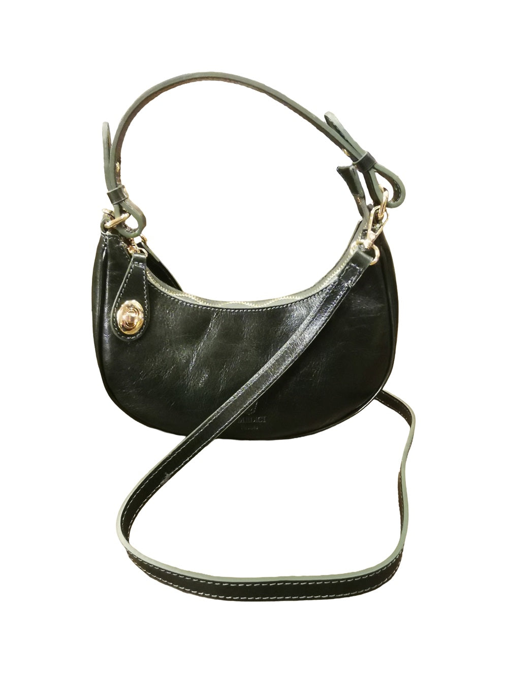 Leather bag with shoulder strap I Medici 63/1475 Green