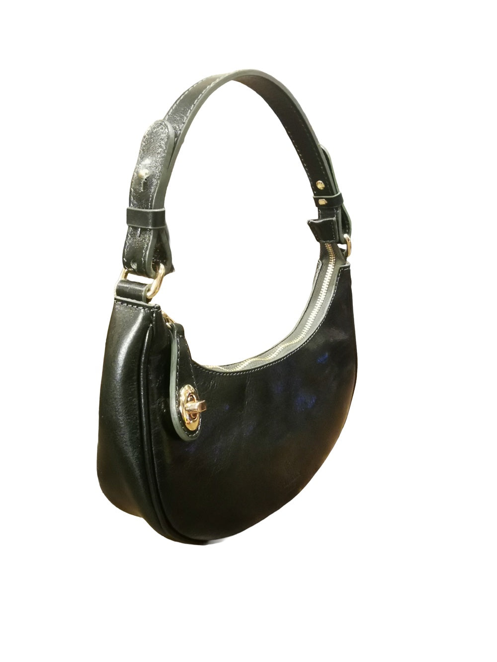 Leather bag with shoulder strap I Medici 63/1475 Green