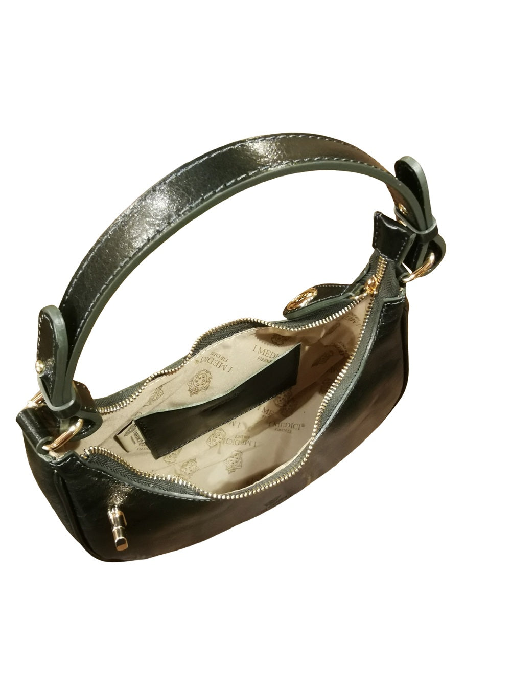 Leather bag with shoulder strap I Medici 63/1475 Green