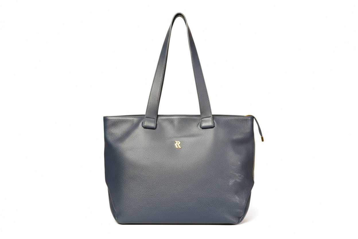 Borsa in pelle con doppi manici Bruno Rossi ML193 Oceano - Pelletteria Allegrini