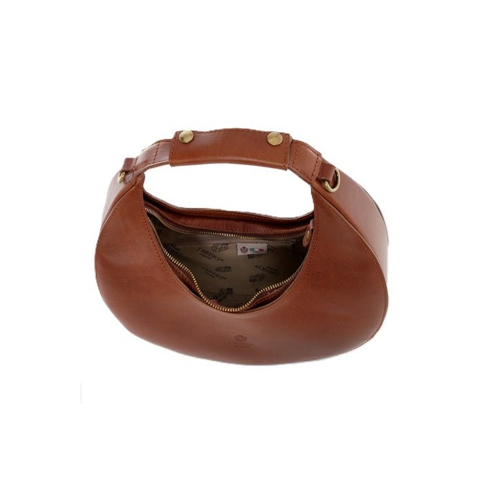 Borsa in pelle c/tracolla I Medici 63/1085/2 Marrone - Pelletteria Allegrini