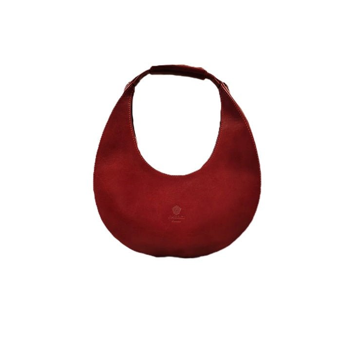 Borsa in pelle c/tracolla I Medici 63/1085/2 Rosso - Pelletteria Allegrini