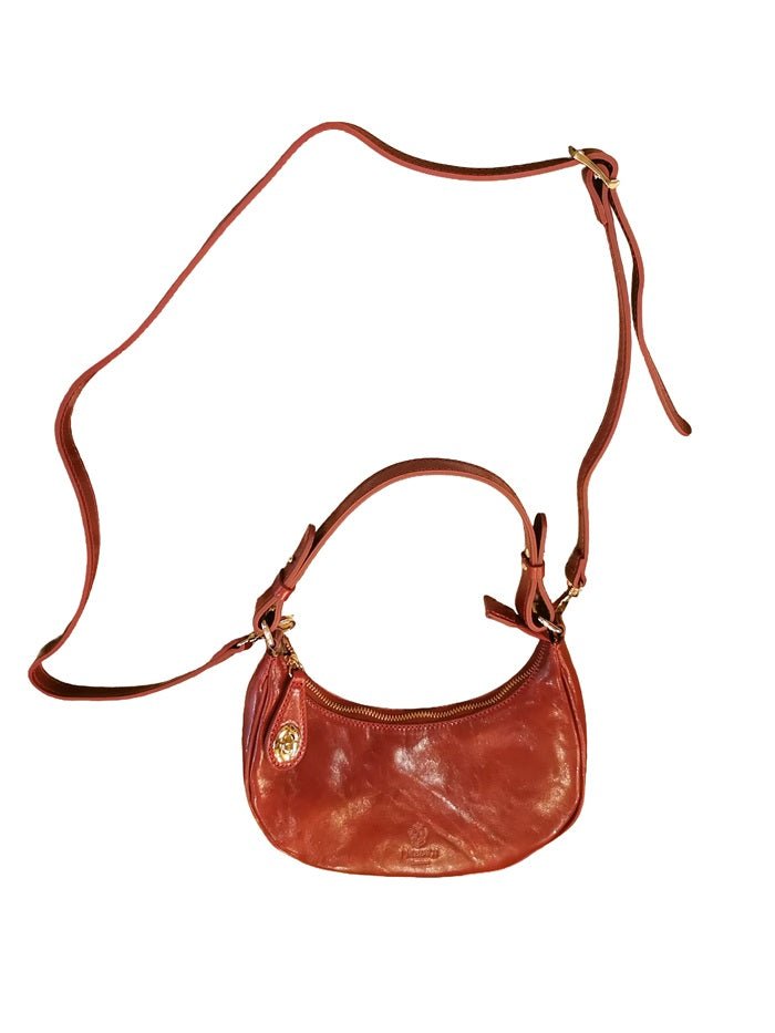 Borsa in pelle c/tracolla I Medici 63/1475 rosso - Pelletteria Allegrini