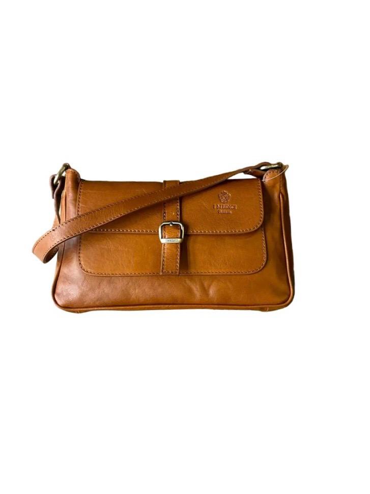 Borsa in pelle I Medici 63/1350 marrone - Pelletteria Allegrini