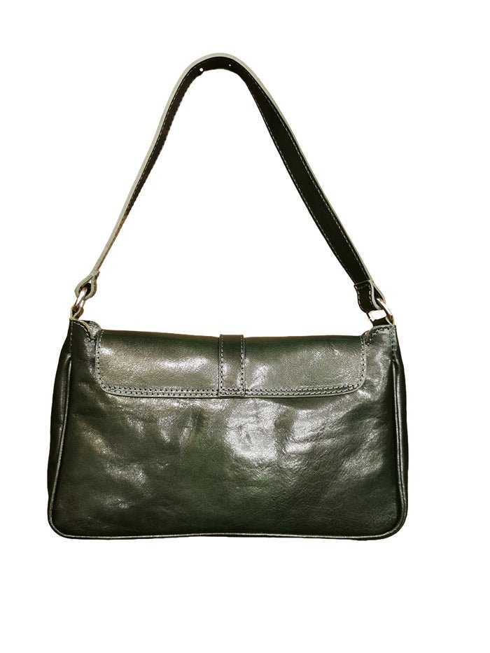 Borsa in pelle I Medici 63/1350 Verde - Pelletteria Allegrini