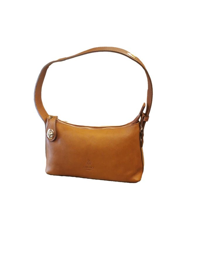 Borsa in pelle I Medici 63/1480 Marrone - Pelletteria Allegrini