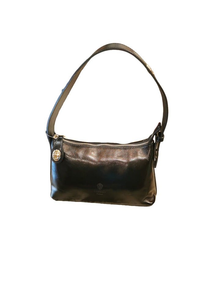 Borsa in pelle I Medici 63/1480 Nero - Pelletteria Allegrini