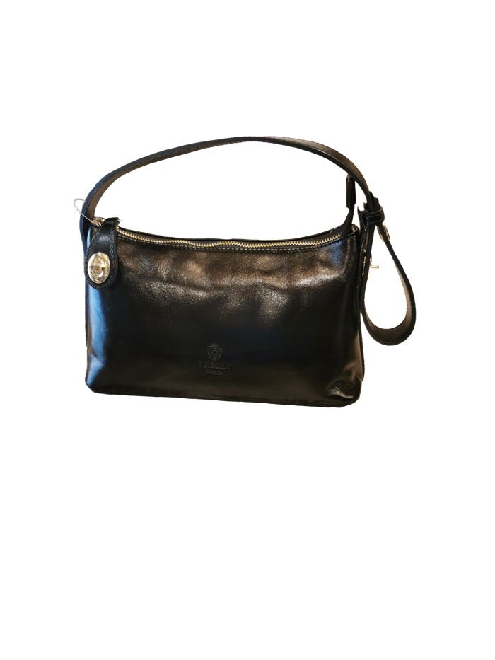 Borsa in pelle I Medici 63/1480 Nero - Pelletteria Allegrini