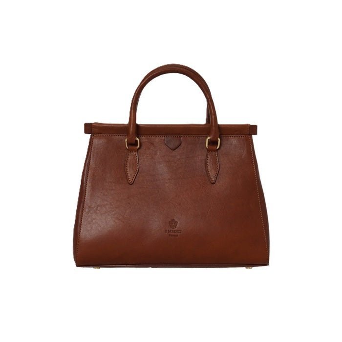 Borsa in pelle I Medici 63/2470 Marrone - Pelletteria Allegrini