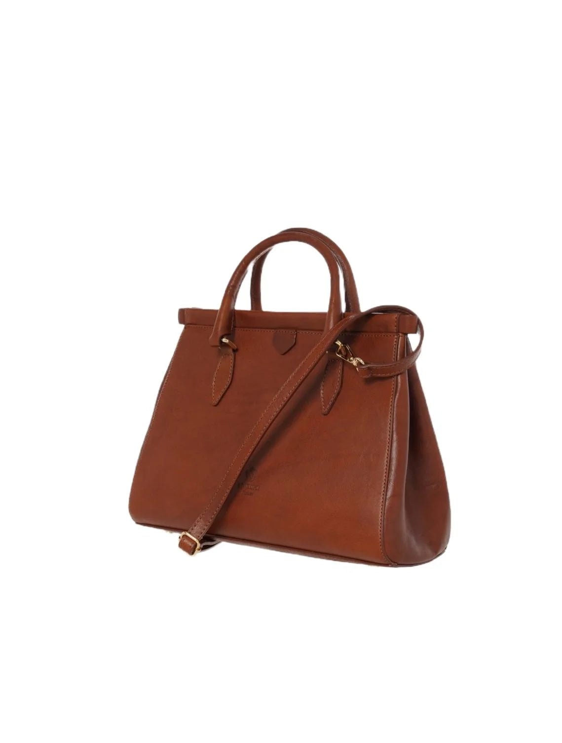 Borsa in pelle I Medici 63/2470 Marrone - Pelletteria Allegrini
