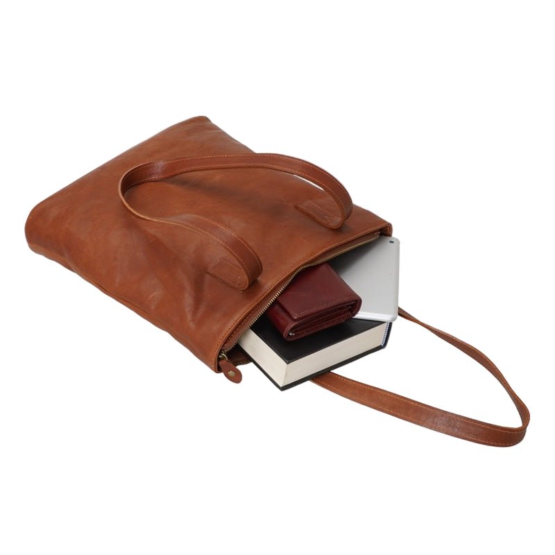Borsa in pelle I Medici 63/3000 - 2 Marrone - Pelletteria Allegrini