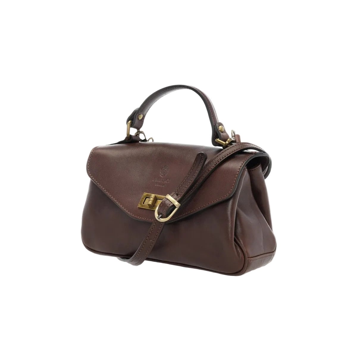 Borsa in pelle I Medici 63/652 caffè - Pelletteria Allegrini