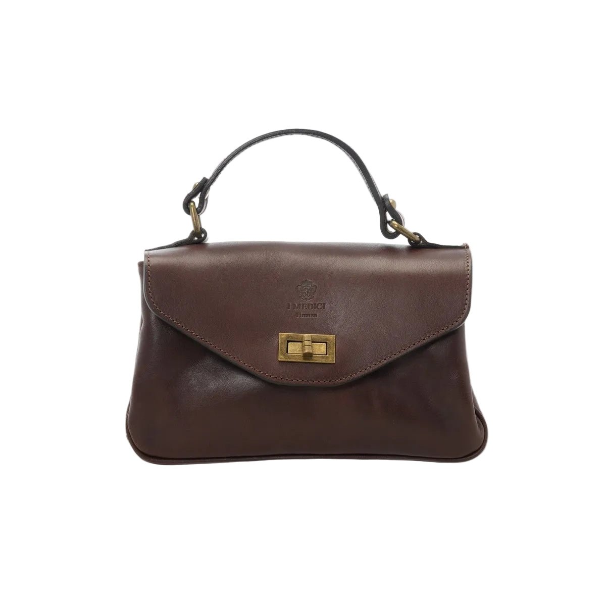 Borsa in pelle I Medici 63/652 caffè - Pelletteria Allegrini
