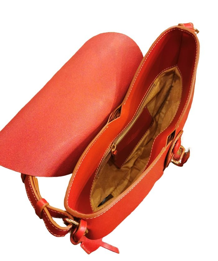 Borsa in pelle Opera Boldrini 07298 Rosso - Pelletteria Allegrini