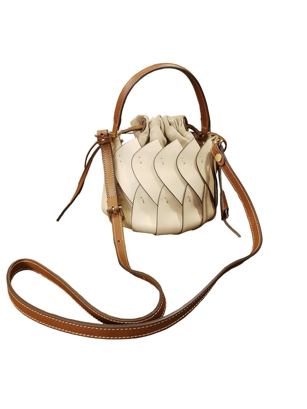 Borsa in pelle Opera Boldrini 07639 Osso/cuoio - Pelletteria Allegrini
