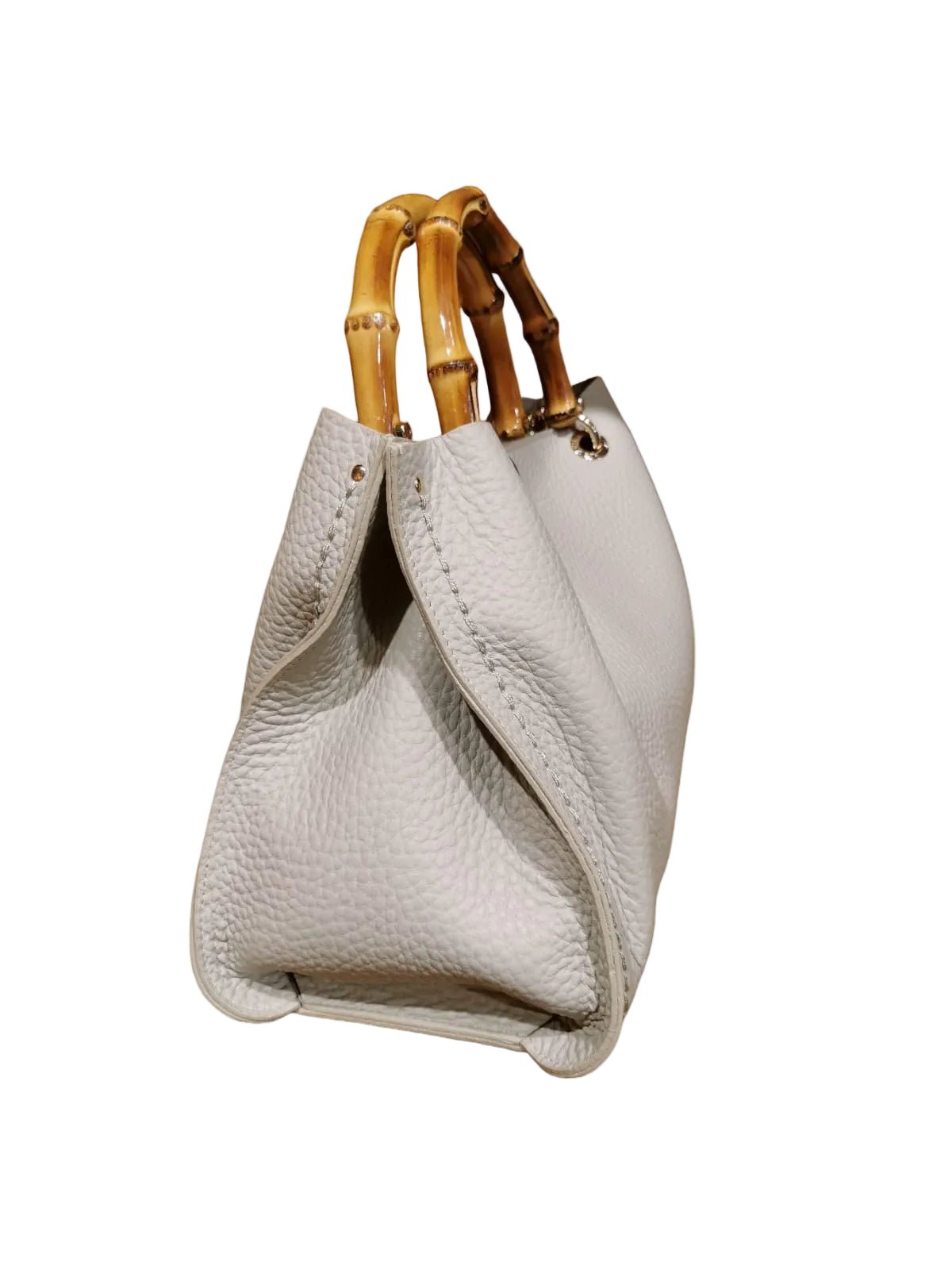 Borsa in pelle Visonà 20158 Beige - Pelletteria Allegrini