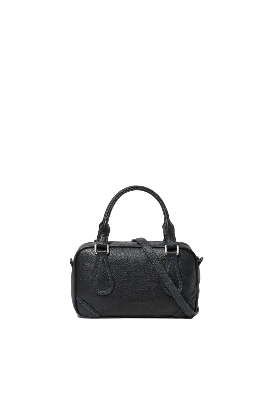 Borsa in pelle Visonà 25121 nero - Pelletteria Allegrini