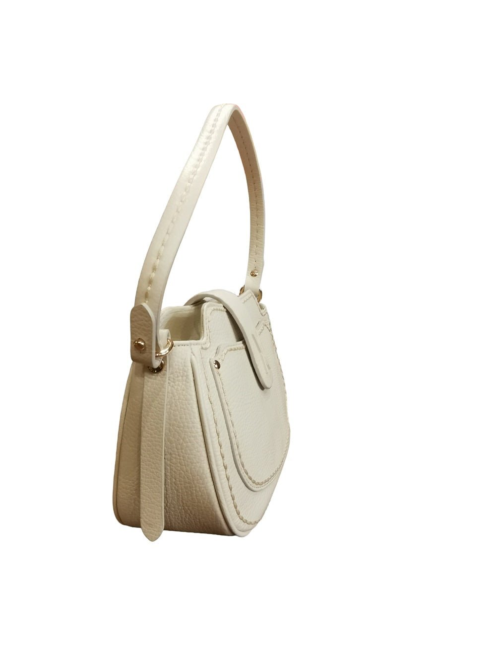 Borsa in pelle Visonà 26190 latte - Pelletteria Allegrini