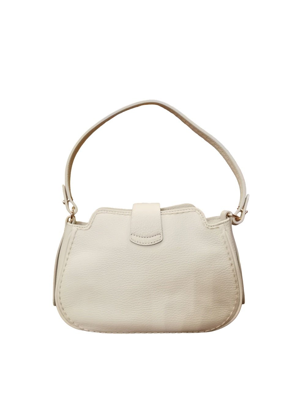 Borsa in pelle Visonà 26190 latte - Pelletteria Allegrini