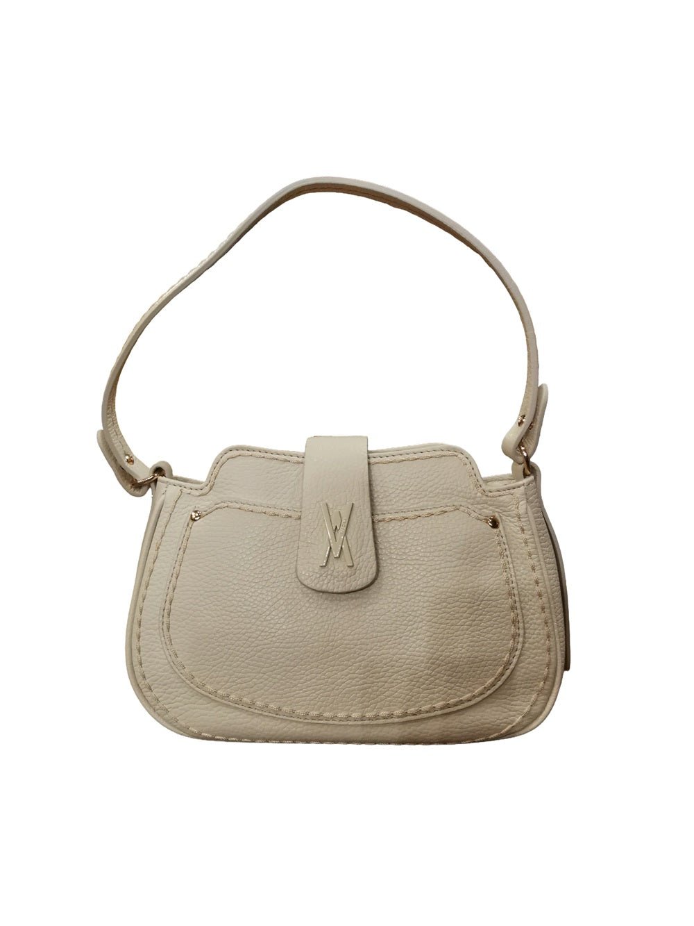 Borsa in pelle Visonà 26190 latte - Pelletteria Allegrini