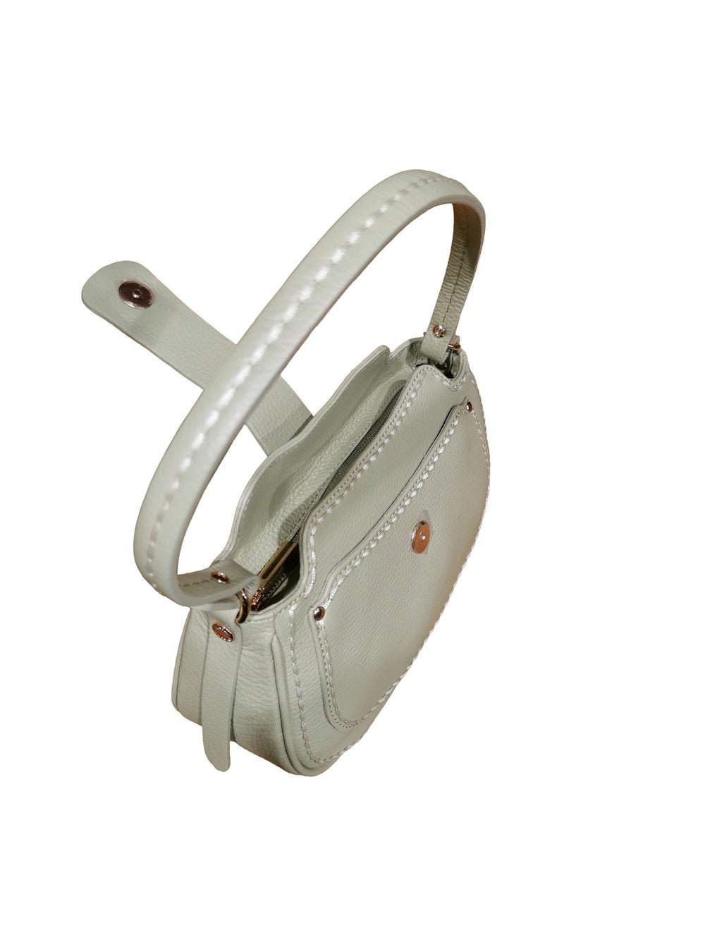 Borsa in pelle Visonà 26190 vert - Pelletteria Allegrini