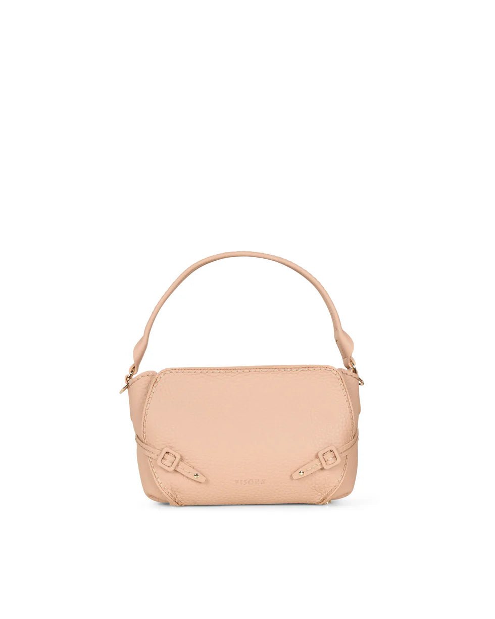 Borsa in pelle Visonà 26310 rosa - Pelletteria Allegrini