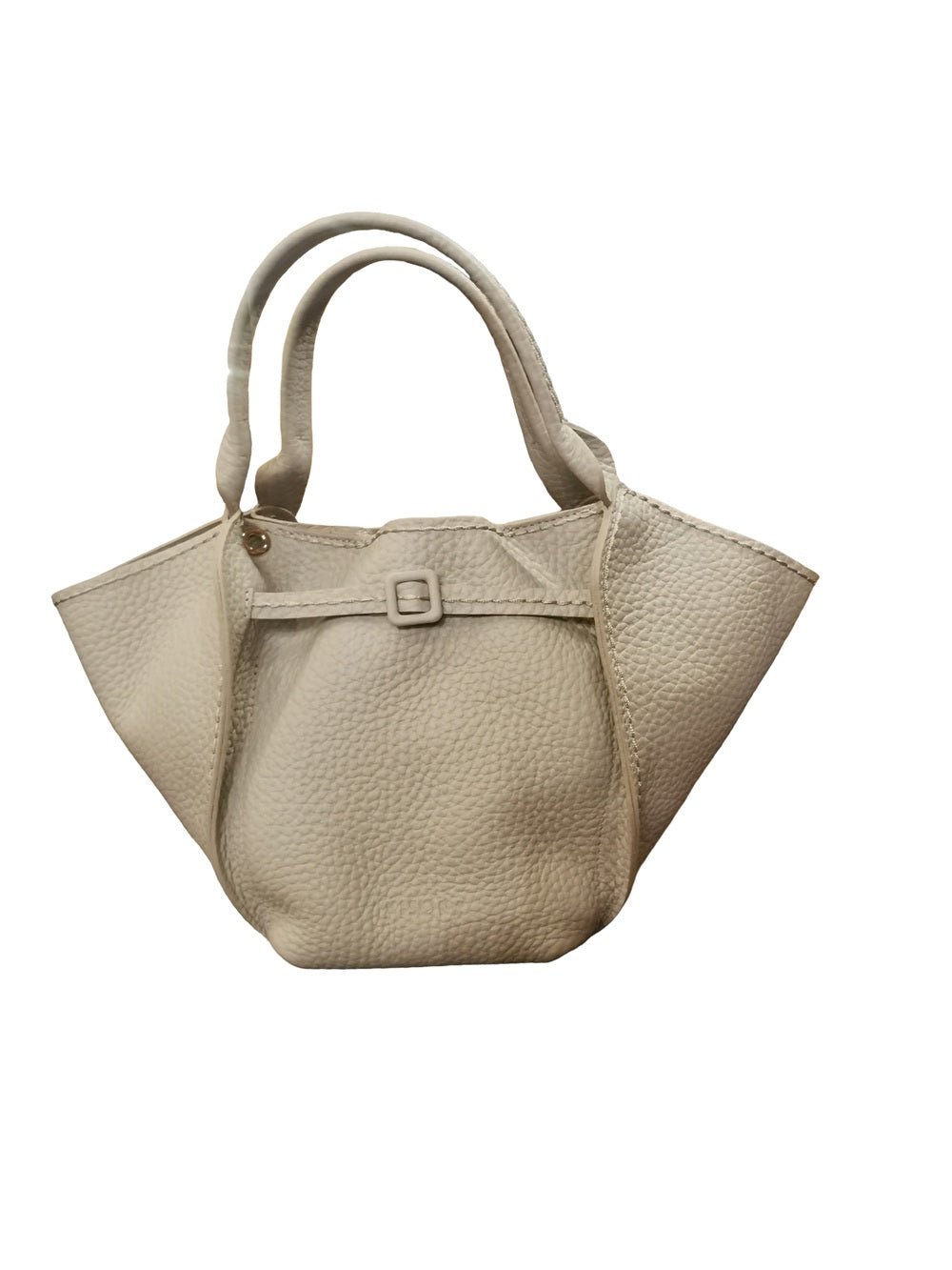 Borsa in pelle Visonà 26314 Beige - Pelletteria Allegrini