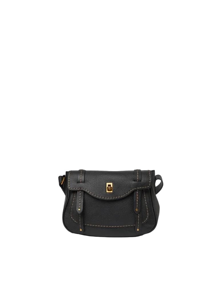 Borsa in pelle Visonà Diana 23511 nero - Pelletteria Allegrini